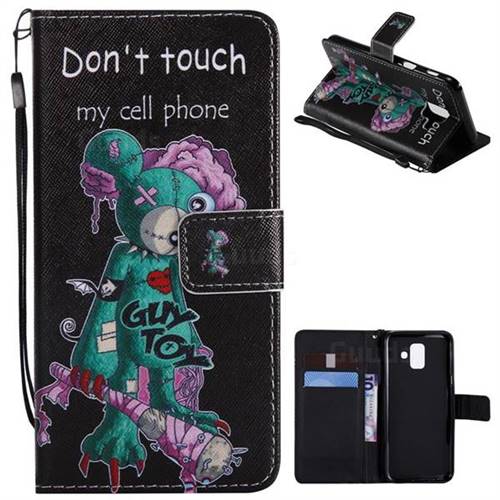 One Eye Mice PU Leather Wallet Case for Samsung Galaxy A6 (2018)