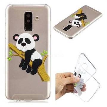 Tree Panda Super Clear Soft TPU Back Cover for Samsung Galaxy A6 Plus (2018)