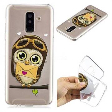 Envelope Owl Super Clear Soft TPU Back Cover for Samsung Galaxy A6 Plus (2018)