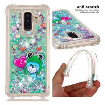 Heart Frog Lion Dynamic Liquid Glitter Sand Quicksand Star TPU Case for Samsung Galaxy A6 Plus (2018)
