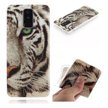 White Tiger IMD Soft TPU Back Cover for Samsung Galaxy A6 Plus (2018)