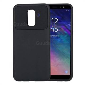 Carapace Soft Back Phone Cover for Samsung Galaxy A6 Plus (2018) - Black