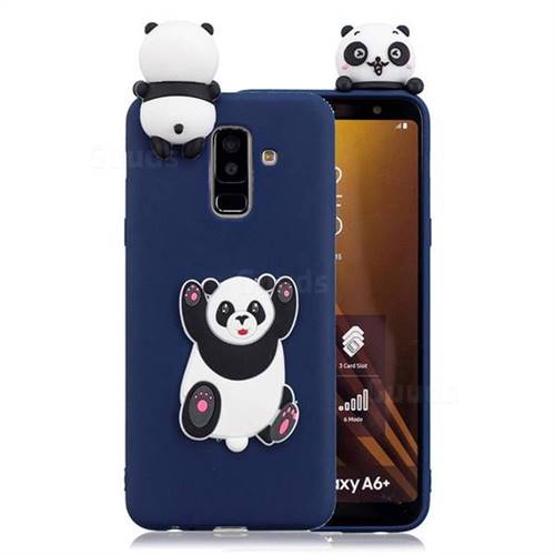 Giant Panda Soft 3D Climbing Doll Soft Case for Samsung Galaxy A6 Plus (2018)