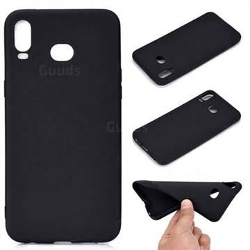 Candy Soft TPU Back Cover for Samsung Galaxy A6s - Black