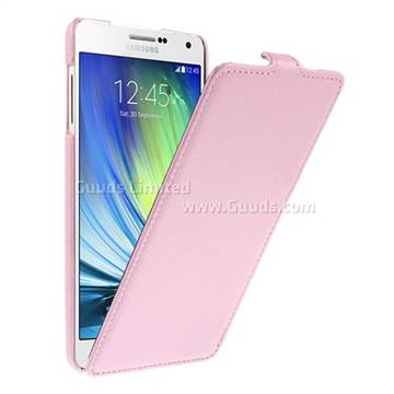 Litchi Leather Vertical Flip Cover for Samsung Galaxy A7 A700 A700F - Pink