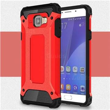 King Kong Armor Premium Shockproof Dual Layer Rugged Hard Cover for Samsung Galaxy A7 2016 A710 - Big Red