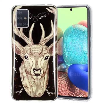 Fly Deer Noctilucent Soft TPU Back Cover for Samsung Galaxy A71 5G