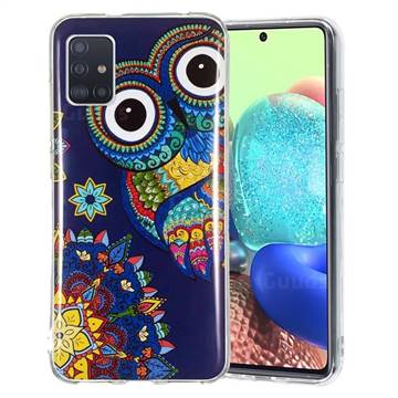 Tribe Owl Noctilucent Soft TPU Back Cover for Samsung Galaxy A71 5G