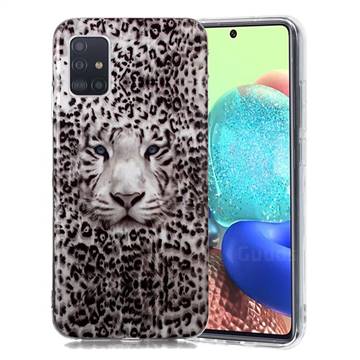 Leopard Tiger Noctilucent Soft TPU Back Cover for Samsung Galaxy A71 5G