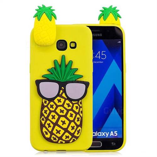 Big Pineapple Soft 3D Climbing Doll Soft Case for Samsung Galaxy A7 2017 A720