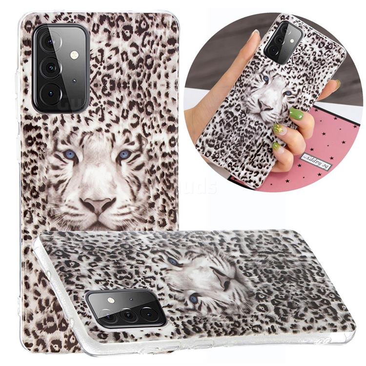 Leopard Tiger Noctilucent Soft TPU Back Cover for Samsung Galaxy A72 5G