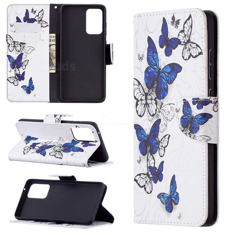 Flying Butterflies Leather Wallet Case for Samsung Galaxy A72 (4G, 5G)
