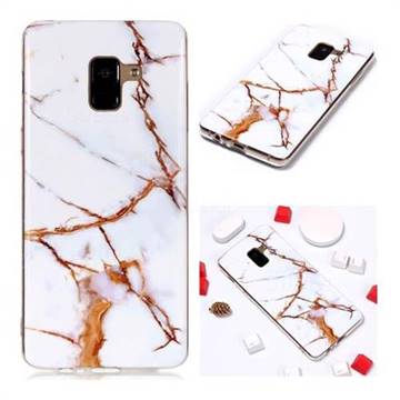 Platinum Soft TPU Marble Pattern Phone Case for Samsung Galaxy A8+ (2018)