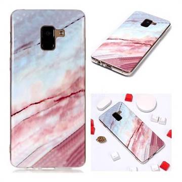 Elegant Soft TPU Marble Pattern Phone Case for Samsung Galaxy A8+ (2018)