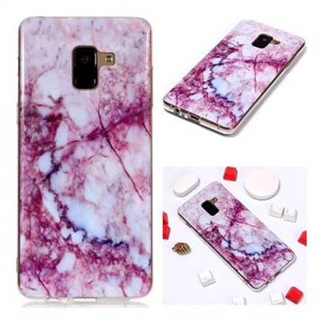 Bloodstone Soft TPU Marble Pattern Phone Case for Samsung Galaxy A8+ (2018)