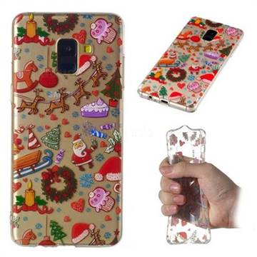 Christmas Playground Super Clear Soft TPU Back Cover for Samsung Galaxy A8+ (2018)