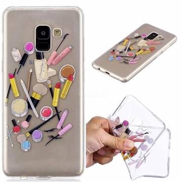 Cosmetic Super Clear Soft TPU Back Cover for Samsung Galaxy A8+ (2018)