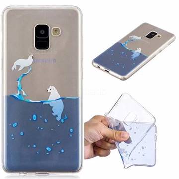 Seal Super Clear Soft TPU Back Cover for Samsung Galaxy A8+ (2018)