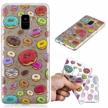Donut Super Clear Soft TPU Back Cover for Samsung Galaxy A8+ (2018)