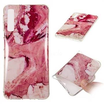 Pork Belly Soft TPU Marble Pattern Phone Case for Samsung Galaxy A7 (2018)