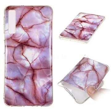 Earth Soft TPU Marble Pattern Phone Case for Samsung Galaxy A7 (2018)