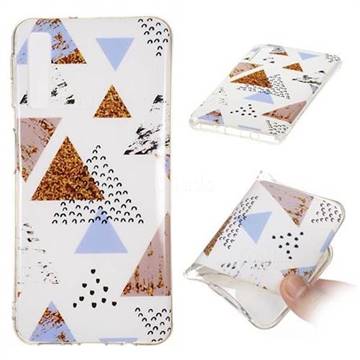 Hill Soft TPU Marble Pattern Phone Case for Samsung Galaxy A7 (2018)