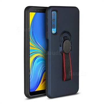 Raytheon Multi-function Ribbon Stand Back Cover for Samsung Galaxy A7 (2018) A750 - Blue