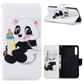 Baby Panda Leather Wallet Case for Samsung Galaxy A7 (2018)