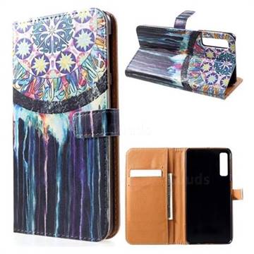 Dream Catcher Leather Wallet Case for Samsung Galaxy A7 (2018)