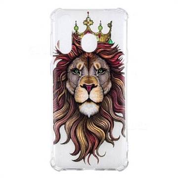 Lion King Anti-fall Clear Varnish Soft TPU Back Cover for Samsung Galaxy A8s