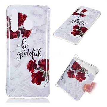 Rose Soft TPU Marble Pattern Phone Case for Samsung Galaxy A8s