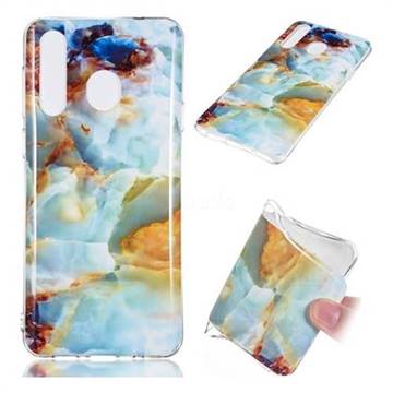 Fire Cloud Soft TPU Marble Pattern Phone Case for Samsung Galaxy A8s