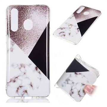 Black white Grey Soft TPU Marble Pattern Phone Case for Samsung Galaxy A8s