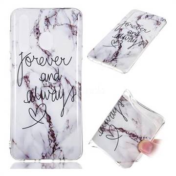 Forever Soft TPU Marble Pattern Phone Case for Samsung Galaxy A8s