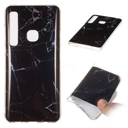 Black Soft TPU Marble Pattern Case for Samsung Galaxy A9 (2018) / A9 Star Pro / A9s