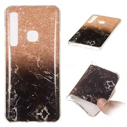 Glittering Rose Black Soft TPU Marble Pattern Case for Samsung Galaxy A9 (2018) / A9 Star Pro / A9s
