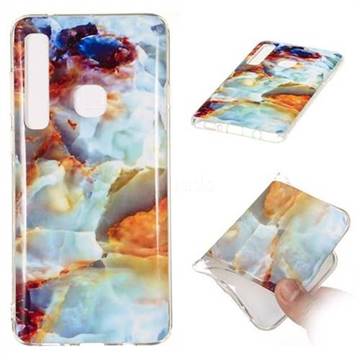 Fire Cloud Soft TPU Marble Pattern Phone Case for Samsung Galaxy A9 (2018) / A9 Star Pro / A9s