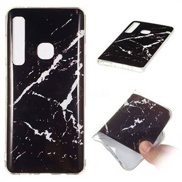 Black Rough white Soft TPU Marble Pattern Phone Case for Samsung Galaxy A9 (2018) / A9 Star Pro / A9s