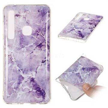 Light Gray Soft TPU Marble Pattern Phone Case for Samsung Galaxy A9 (2018) / A9 Star Pro / A9s