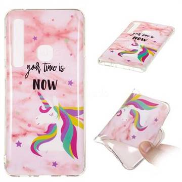 Unicorn Soft TPU Marble Pattern Phone Case for Samsung Galaxy A9 (2018) / A9 Star Pro / A9s