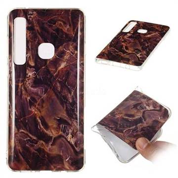 Brown Soft TPU Marble Pattern Phone Case for Samsung Galaxy A9 (2018) / A9 Star Pro / A9s