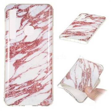 Rose Gold Grain Soft TPU Marble Pattern Phone Case for Samsung Galaxy A9 (2018) / A9 Star Pro / A9s