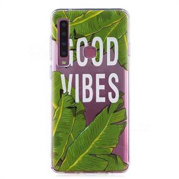 Good Vibes Banana Leaf Super Clear Soft TPU Back Cover for Samsung Galaxy A9 (2018) / A9 Star Pro / A9s