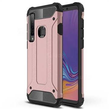 King Kong Armor Premium Shockproof Dual Layer Rugged Hard Cover for Samsung Galaxy A9 (2018) / A9 Star Pro / A9s - Rose Gold
