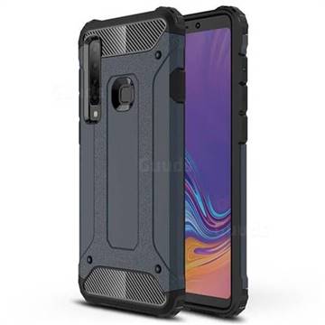 King Kong Armor Premium Shockproof Dual Layer Rugged Hard Cover for Samsung Galaxy A9 (2018) / A9 Star Pro / A9s - Navy