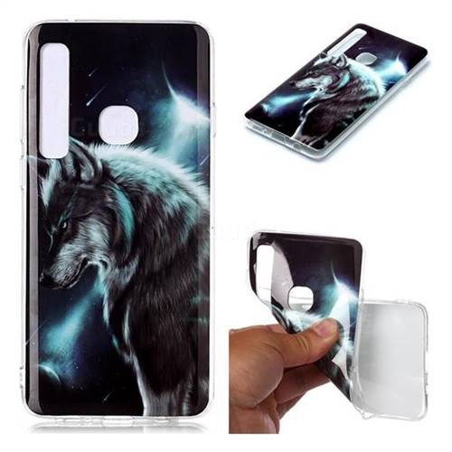 Fierce Wolf Soft TPU Cell Phone Back Cover for Samsung Galaxy A9 (2018) / A9 Star Pro / A9s