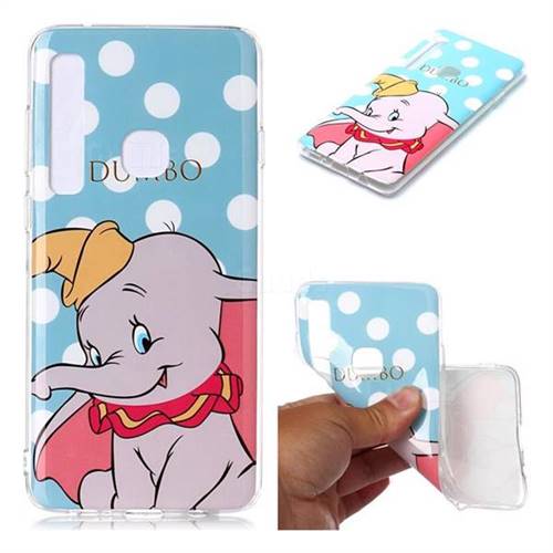 Dumbo Elephant Soft TPU Cell Phone Back Cover for Samsung Galaxy A9 (2018) / A9 Star Pro / A9s