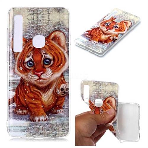 Cute Tiger Baby Soft TPU Cell Phone Back Cover for Samsung Galaxy A9 (2018) / A9 Star Pro / A9s