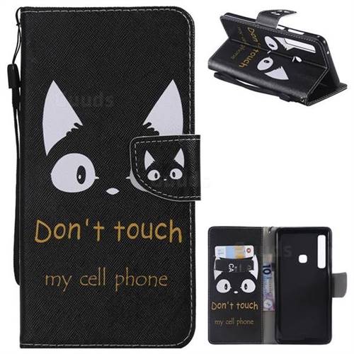 Cat Ears PU Leather Wallet Case for Samsung Galaxy A9 (2018) / A9 Star Pro / A9s