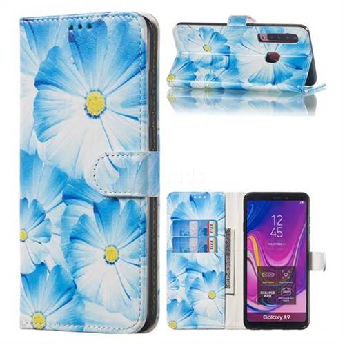 Orchid Flower PU Leather Wallet Case for Samsung Galaxy A9 (2018) / A9 Star Pro / A9s